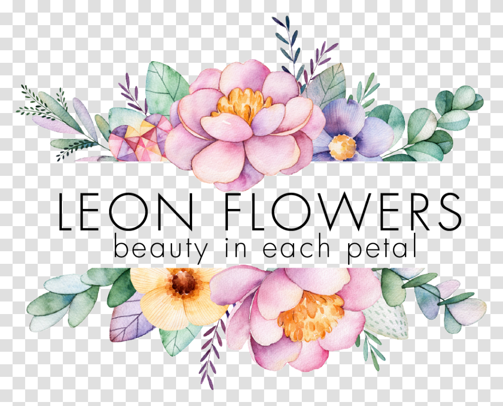 Leon Flowers Inc Background Flower Frame, Floral Design, Pattern Transparent Png