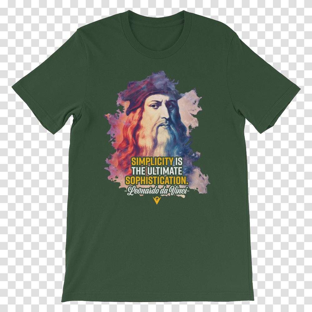 Leonardo Da Vinci T Shirt, Apparel, T-Shirt, Lion Transparent Png