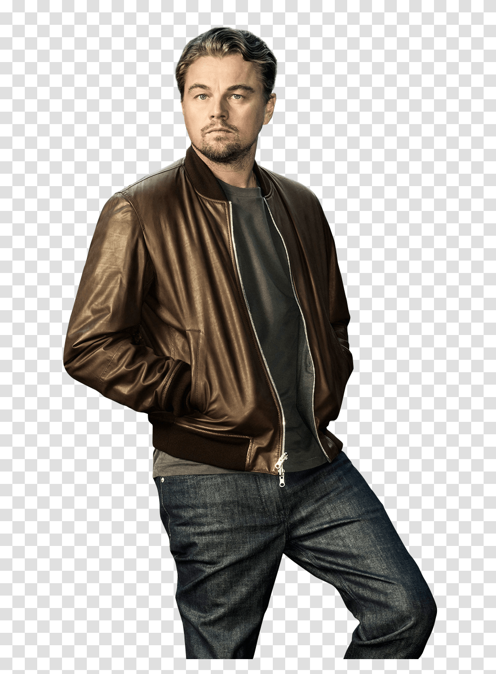 Leonardo Dicaprio, Celebrity, Apparel, Jacket Transparent Png