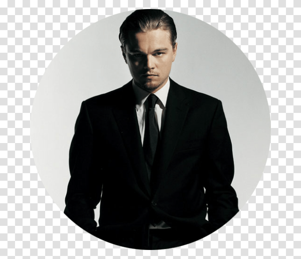 Leonardo Dicaprio Image Leonardo Dicaprio Dark, Suit, Overcoat, Tie Transparent Png