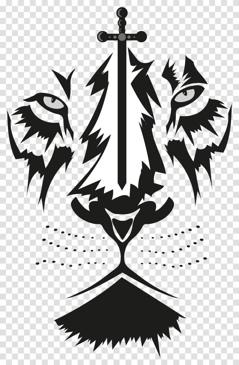 Leones Para Dibujar A Lapiz, Poster, Advertisement, Stencil Transparent Png