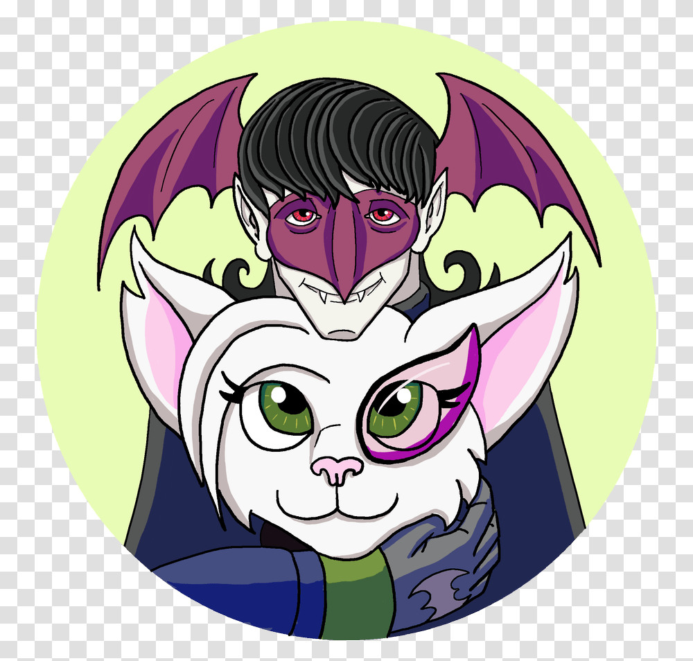 Leonid The Myotismon And Ravelin The Gatomon Tailmon, Comics, Book Transparent Png