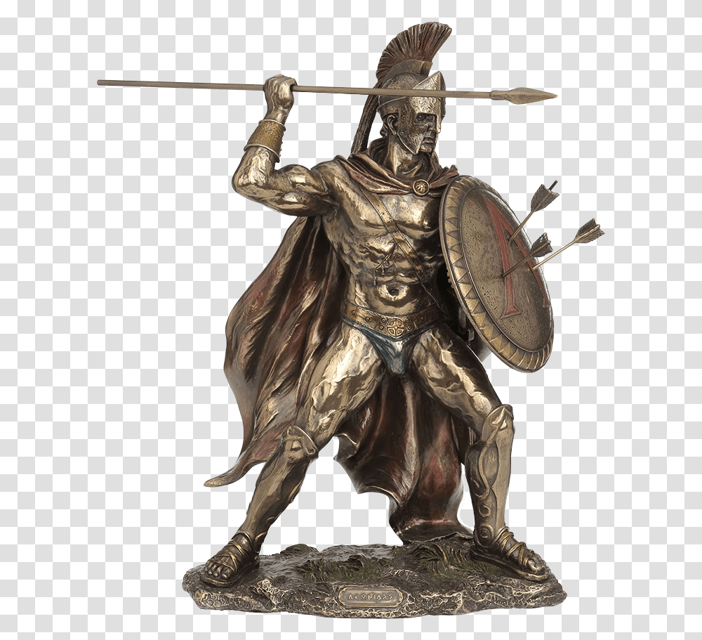 Leonidas In Battle Ancient Greek Warrior, Bronze, Armor, Person, Human Transparent Png