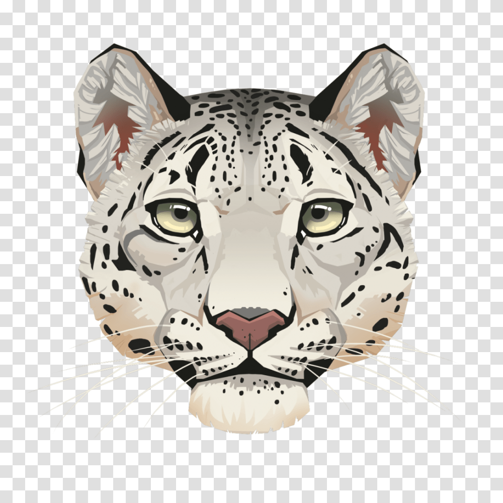 Leopard Face Background Image Vector Clipart, Mammal, Animal, Panther, Wildlife Transparent Png
