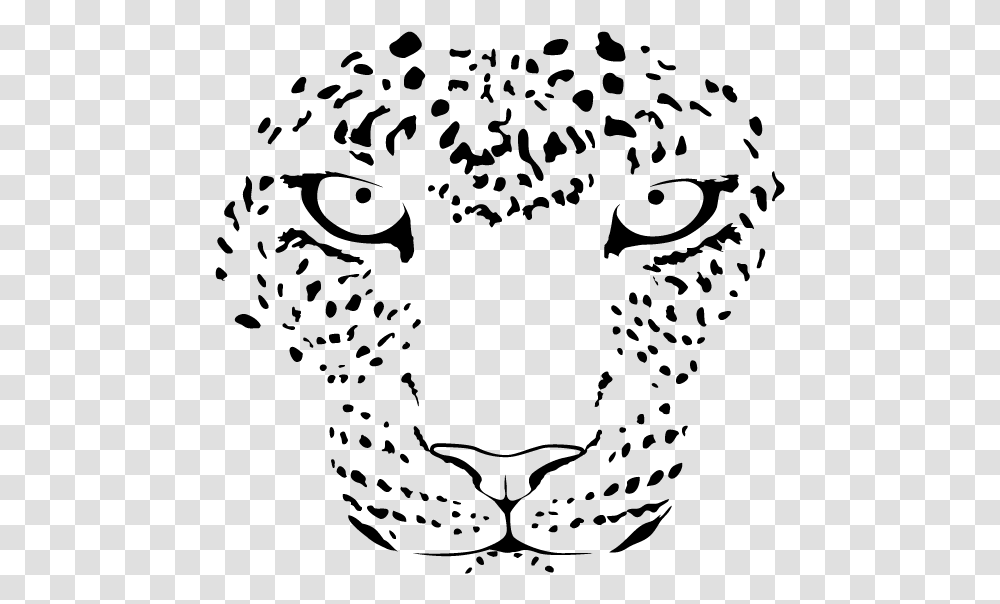 Leopard Face Image With Background, Gray, World Of Warcraft Transparent Png