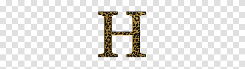 Leopard Print Alphabet Jewels Art Creation Alphabet, Cross, Number Transparent Png
