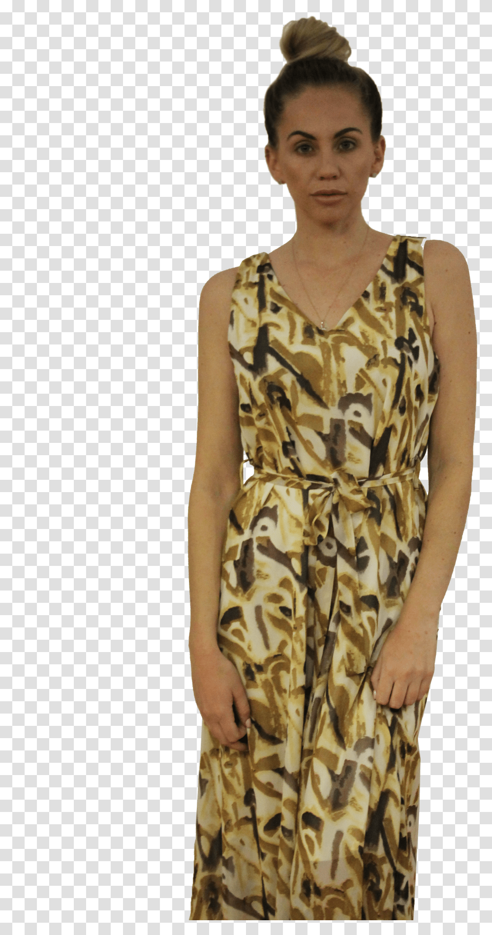 Leopard Print Dress Girl Transparent Png