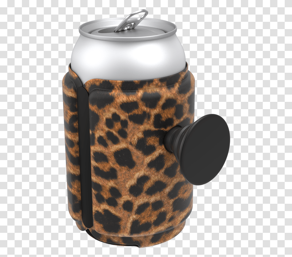 Leopard Prowl Can Holder Popthirst Can Holder Blue Nebula, Bottle, Jar, Cylinder, Shaker Transparent Png