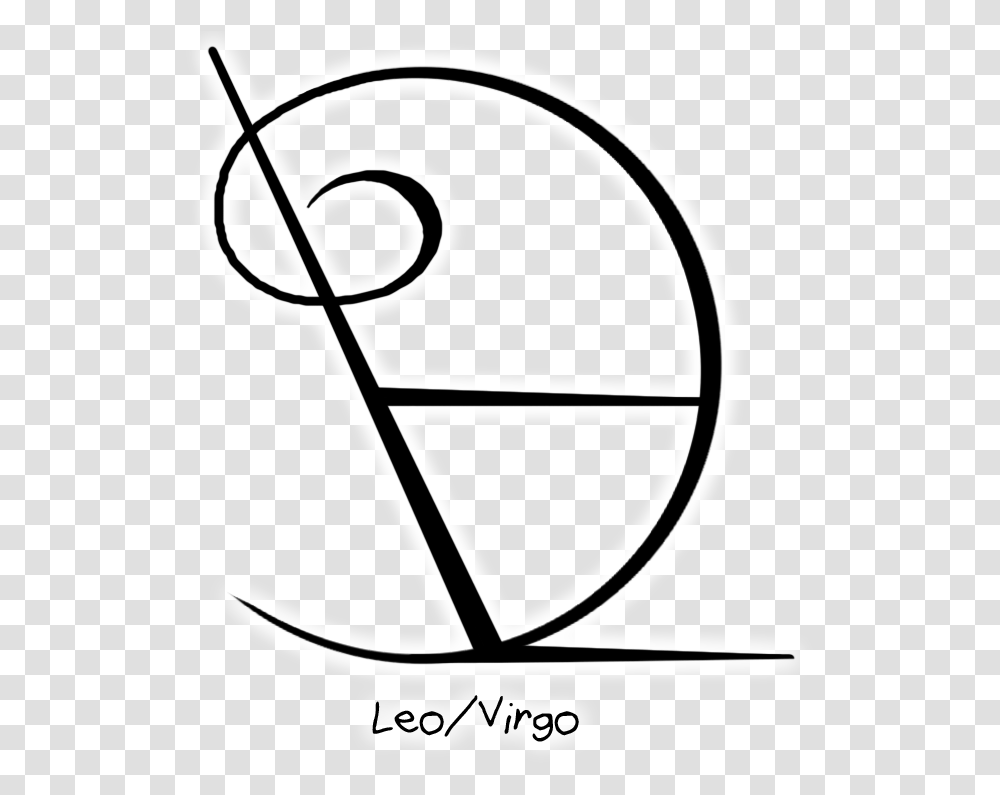 Leovirgo Zodiac Sigil Leo Virgo Cusp Symbol, Stencil, Anchor, Hook Transparent Png