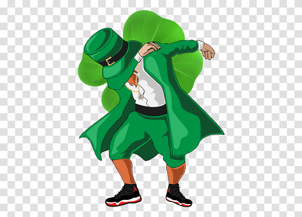 Leprechaun Cartoon Leprechaun A Leprechaun Dancing Duende, Green, Costume, Person Transparent Png