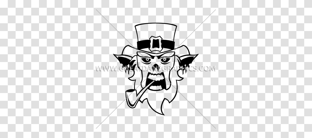 Leprechaun Demon Production Ready Artwork For T Shirt Printing, Bow, Triangle, Pattern Transparent Png
