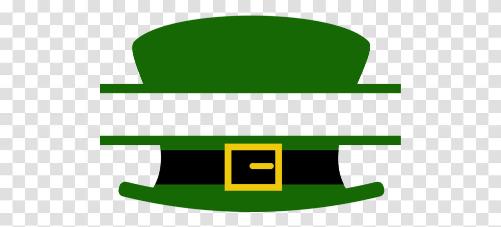 Leprechaun Hat Split 2 Clip Art, Label, Text, Green, Grenade Transparent Png