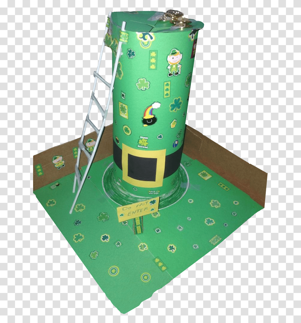 Leprechaun Hat Trap Made With An Oatmeal Container St Patrick's Day Trap, Cylinder, Machine, Inflatable, Heater Transparent Png