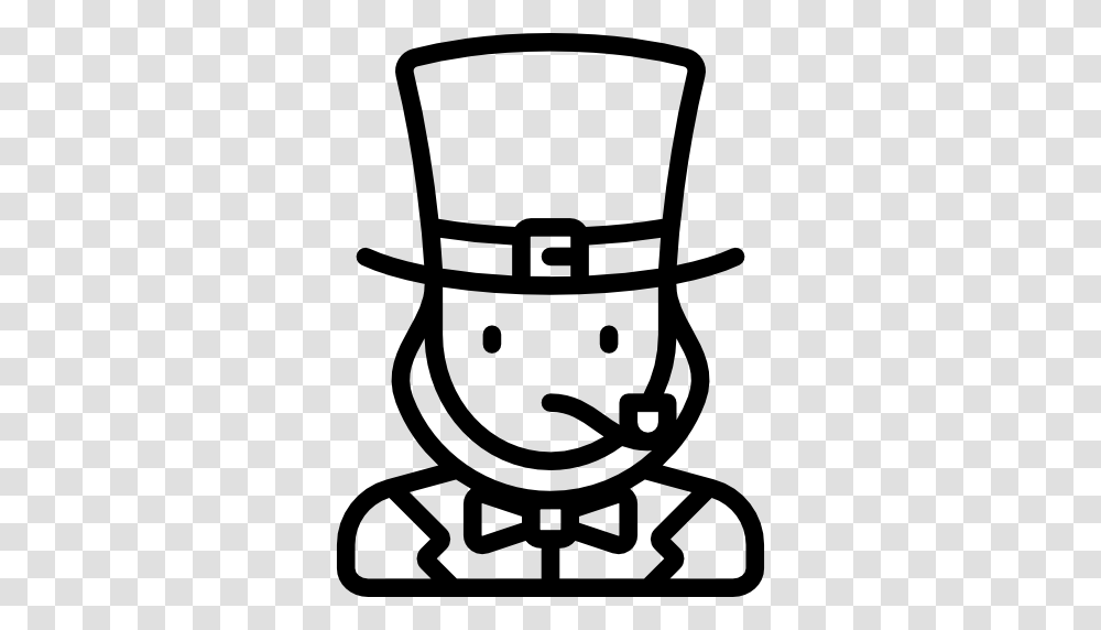 Leprechaun Icon, Stencil, Lawn Mower, Tool Transparent Png