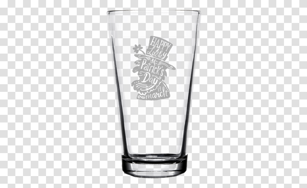Leprechaun Pint Glasstitle Leprechaun Pint Glass Pint Glass, Beer Glass, Alcohol, Beverage, Drink Transparent Png