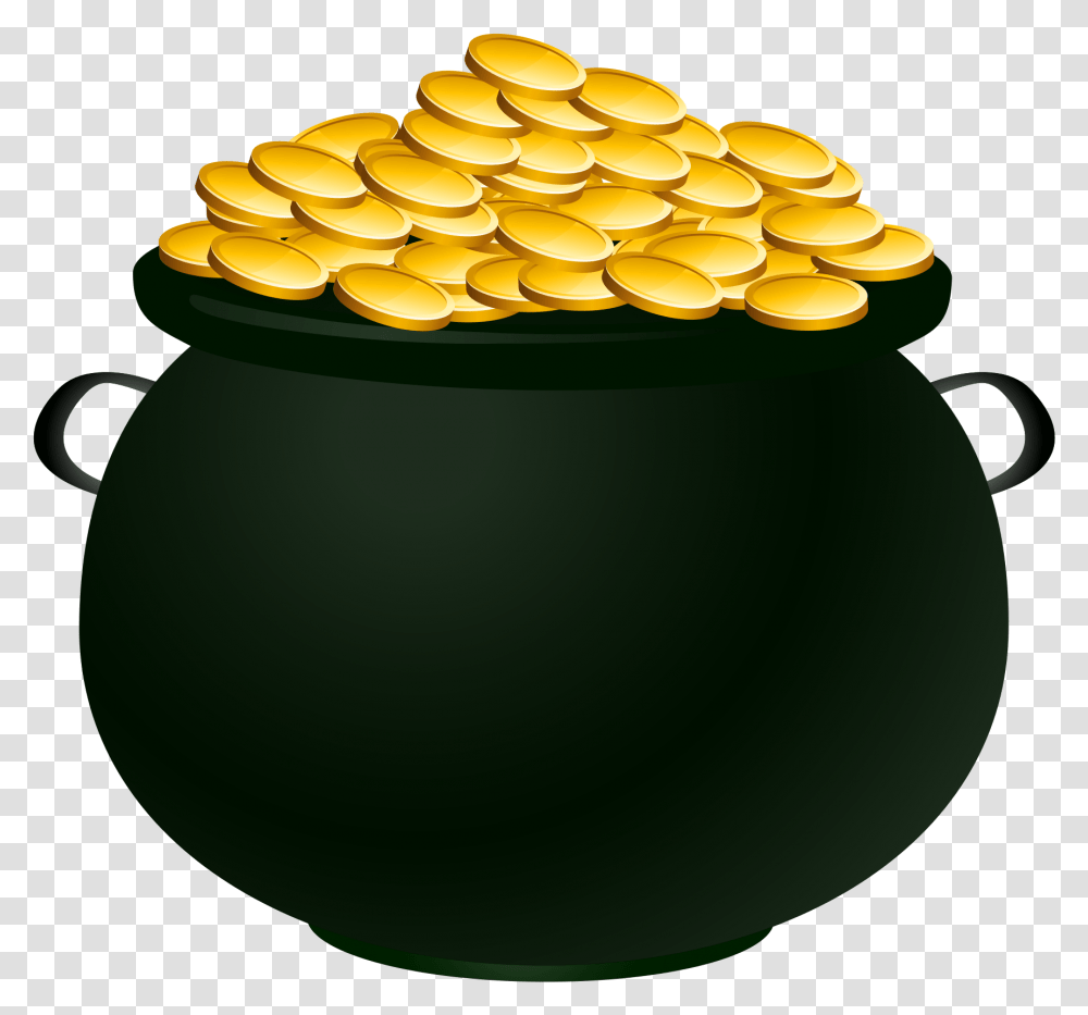 Leprechaun Pot Of Gold 3 Image Pot Of Gold, Lamp, Pottery Transparent Png