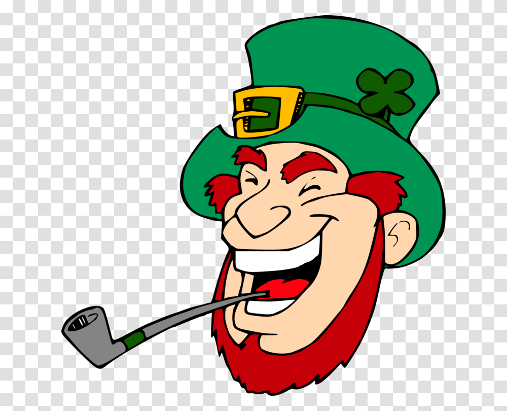 Leprechaun Saint Patricks Day Irish Download Laughter Free, Label, Elf Transparent Png