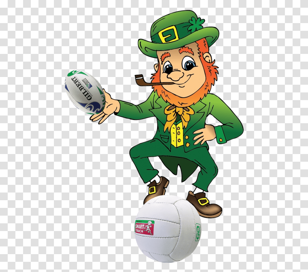 Leprechaun St Patrickquots Day Cartoon Saint Patricks Day, Soccer Ball, Football, Team Sport, Person Transparent Png