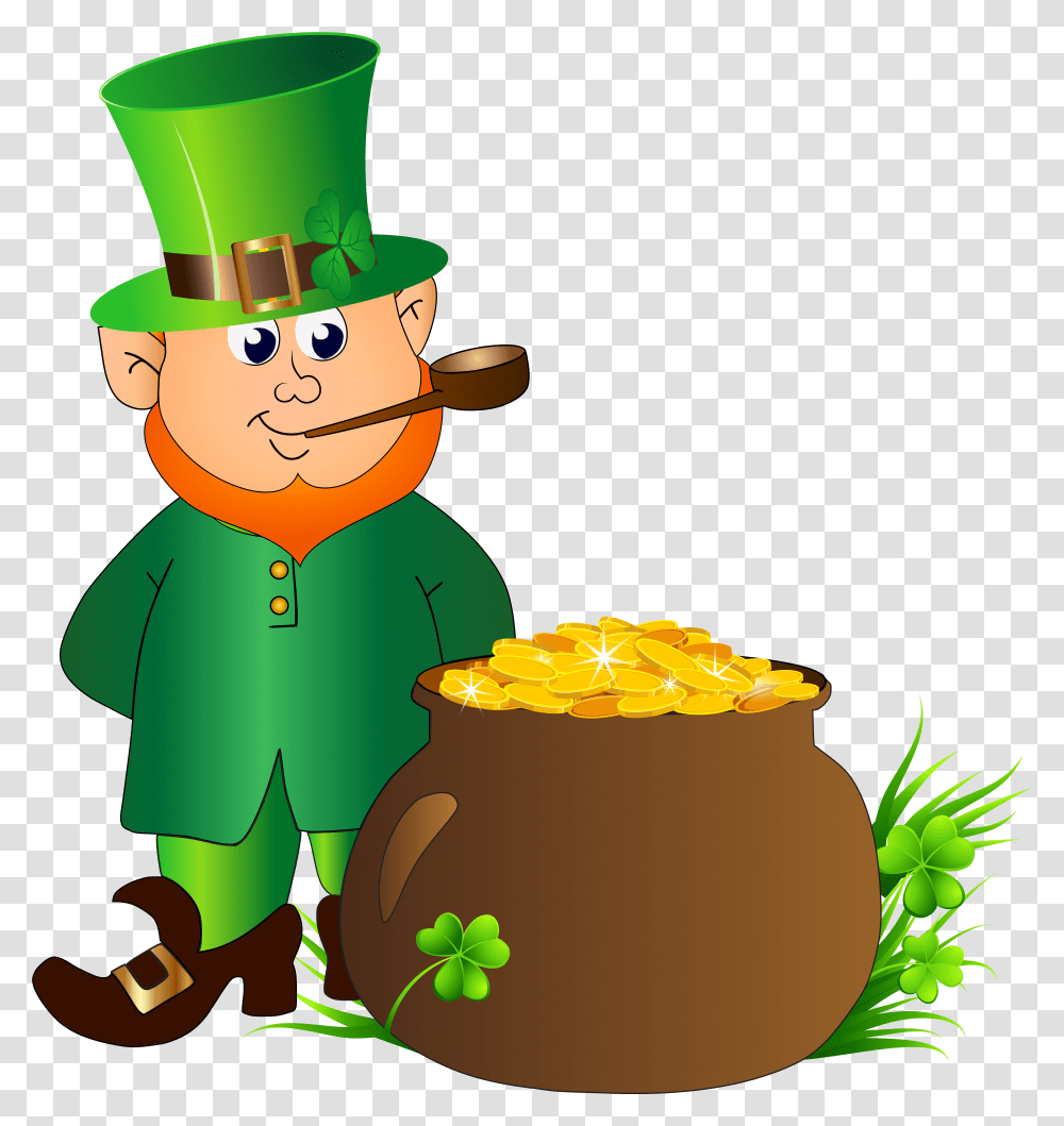 Leprechaun With Pot Of Gold 792959 Images, Elf, Wedding Cake, Dessert, Food Transparent Png