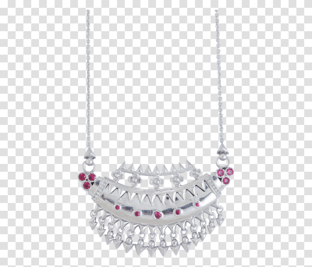 Les Muses Bm Prerna Jewellery Adra Silver Ruby 2 Min, Necklace, Jewelry, Accessories, Accessory Transparent Png
