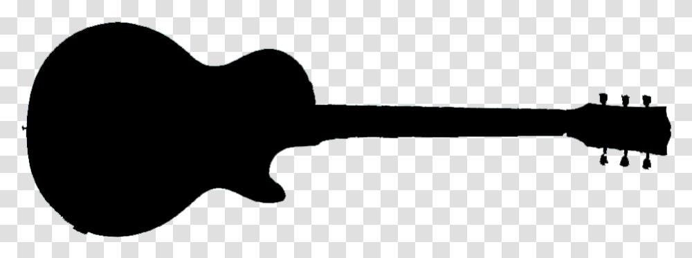 Les Paul Silhouette Les Paul Guitar Silhouette, Gun, Weapon, Weaponry, Tool Transparent Png