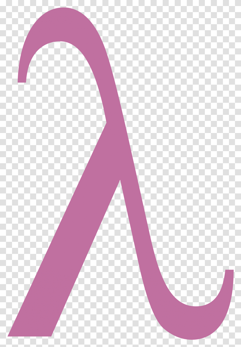 Lesbian Symbol Pink Lambda, Alphabet Transparent Png