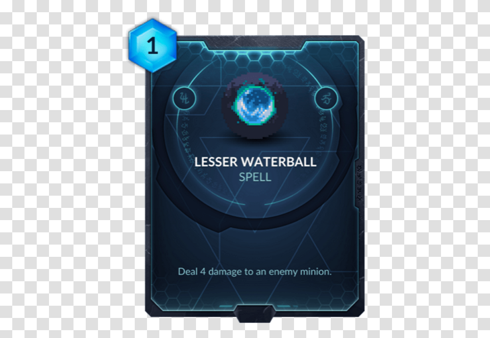 Lesser Waterball Eight Gates Duelyst, Security, Electronics, Wristwatch Transparent Png