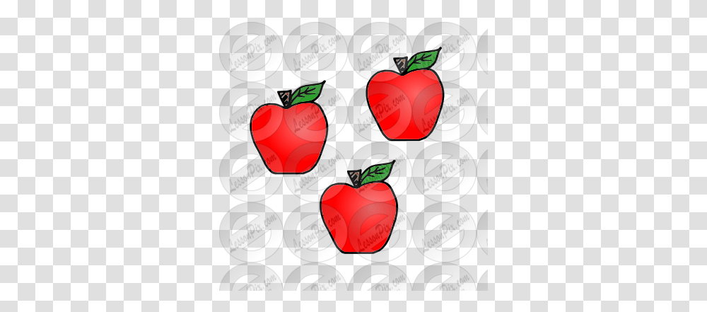 Lessonpix Mobile Heart, Plant, Strawberry, Fruit, Food Transparent Png