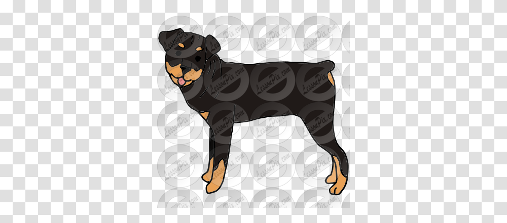 Lessonpix Mobile Rottweiler, Animal, Mammal, Text, Hand Transparent Png