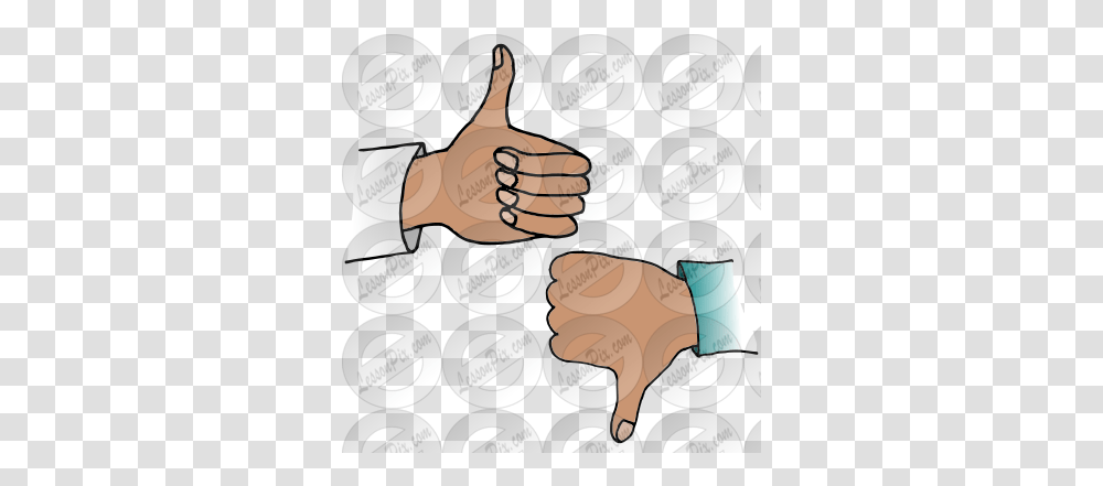 Lessonpix Mobile Thumb Signal, Thumbs Up, Finger, Hand, Crowd Transparent Png
