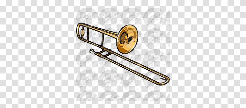 Lessonpix Mobile Types Of Trombone, Brass Section, Musical Instrument, Horn, Text Transparent Png