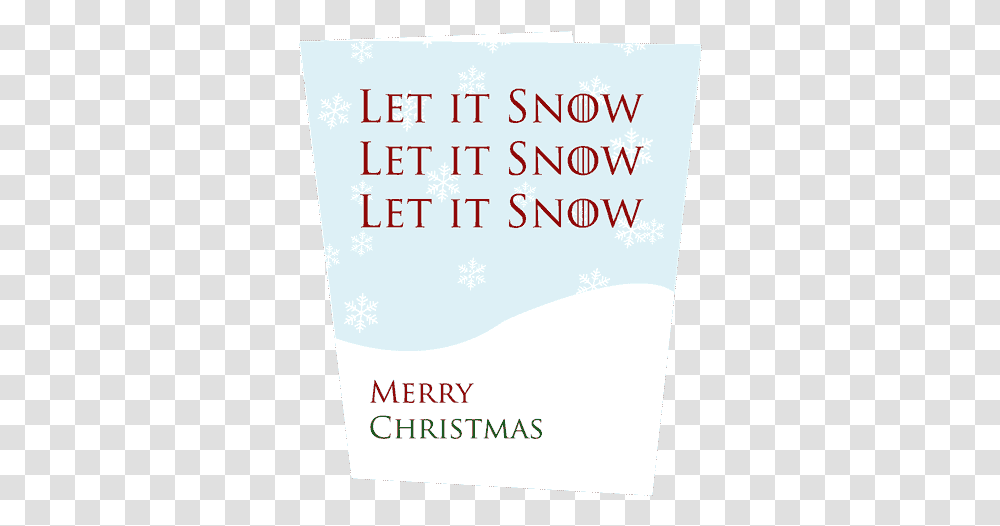 Let It Snow Christmas Card Larry Tanenbaum, Flyer, Poster, Paper, Advertisement Transparent Png