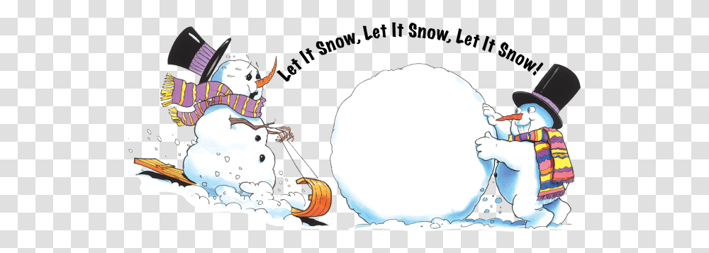 Let It Snow Clip Art Of Snowmen Background Clipart Snow, Nature, Outdoors, Sport, Snowman Transparent Png