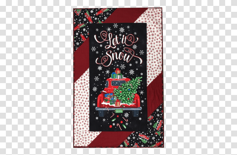 Let It Snow Includes Pattern Fabrics Let It Snow Timeless Treasures Fabric, Tree, Plant, Ornament, Quilt Transparent Png