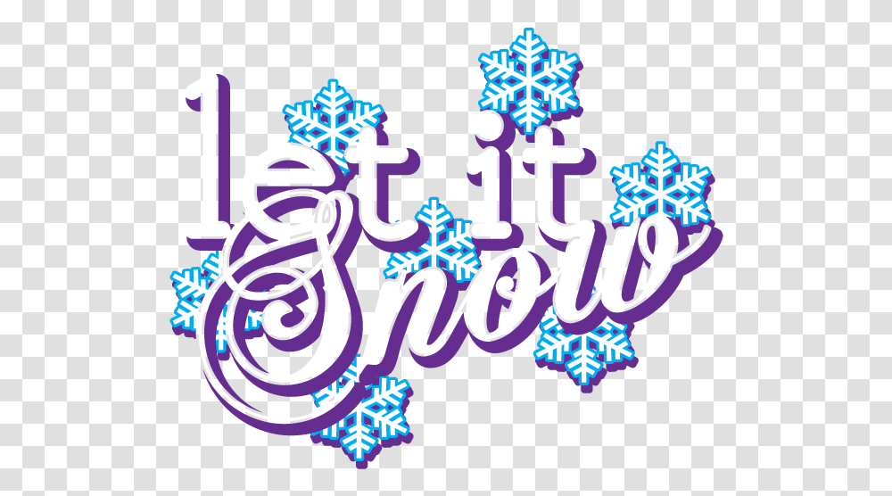 Let It Snow Seasons Greetings Christmas Carol Winter Winter, Purple Transparent Png
