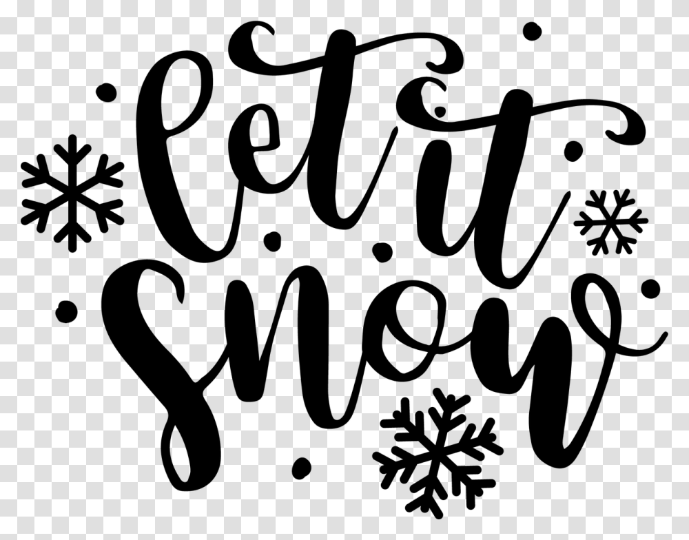 Let It Snow Stencil, Gray, World Of Warcraft Transparent Png