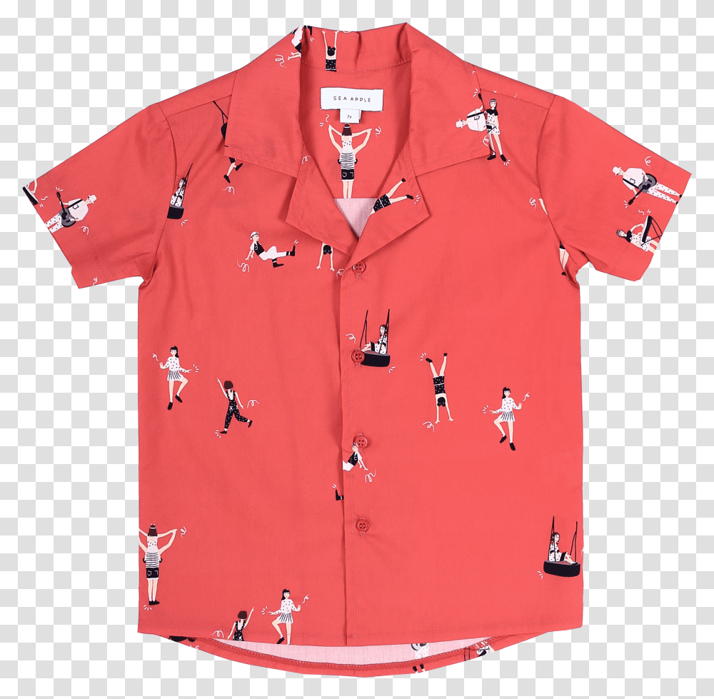 Let's Dance Red Hawaiian Shirt Transparent Png