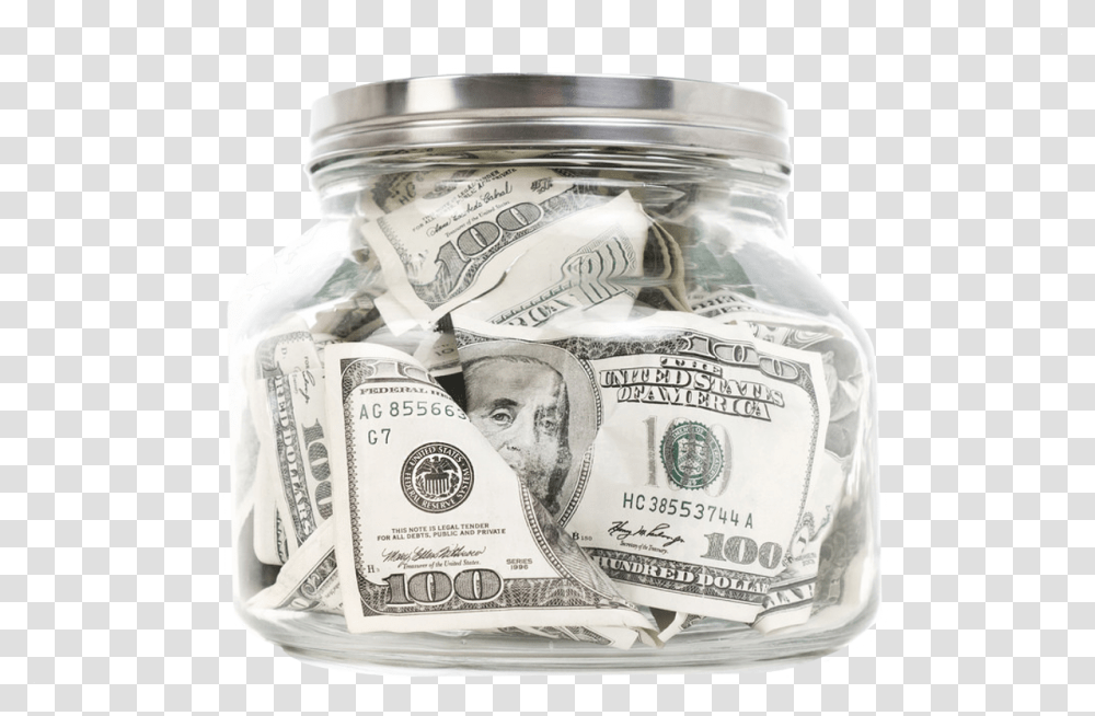 Let's Earn Money, Jar, Dollar Transparent Png