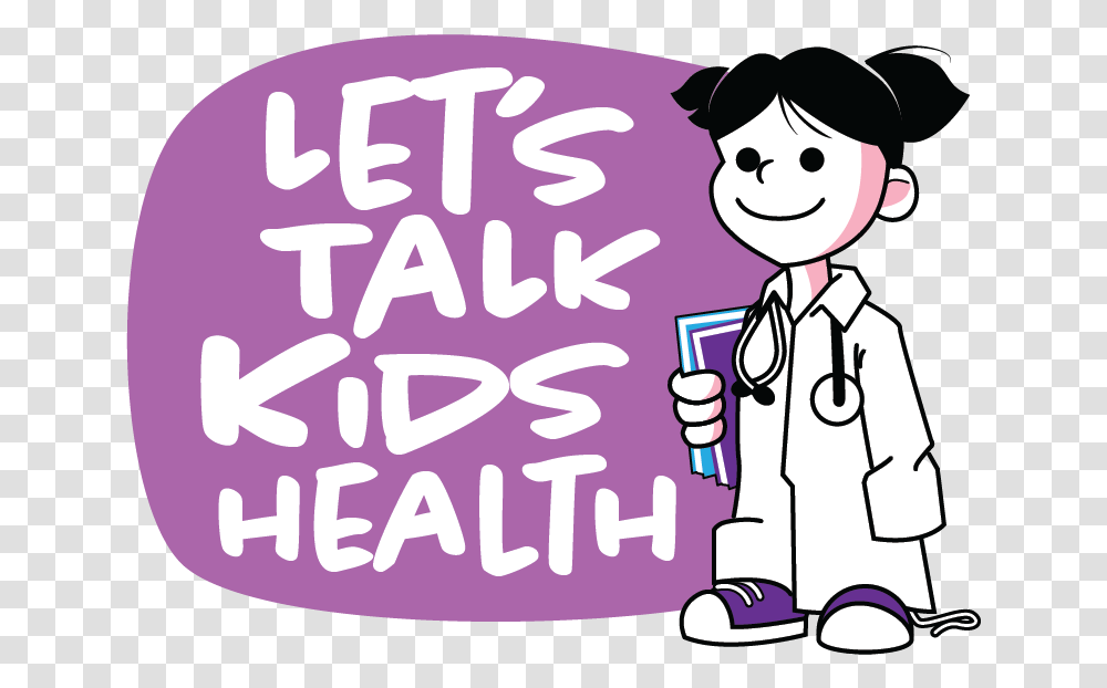 Let's Talk Kids Health Cartoon, Doctor, Poster, Advertisement, Flyer Transparent Png
