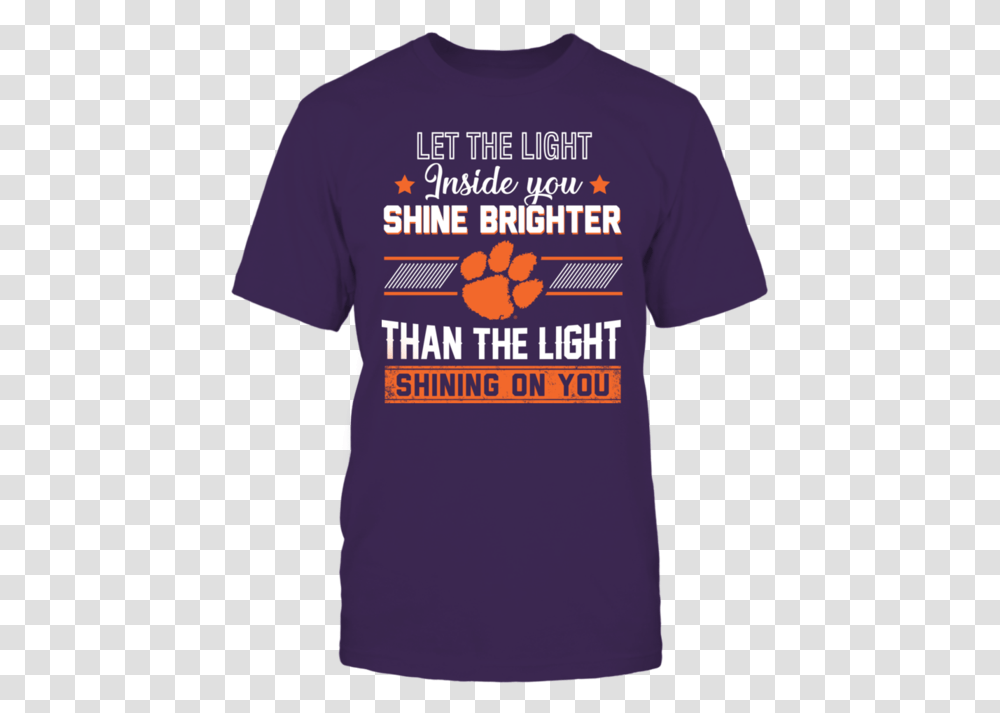 Let The Light Inside You Shine Brighter Streetball, Apparel, T-Shirt Transparent Png