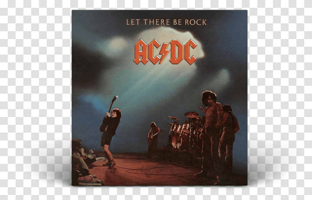 Let There Be Rock Album Cover, Person, Stage, Poster, Crowd Transparent Png