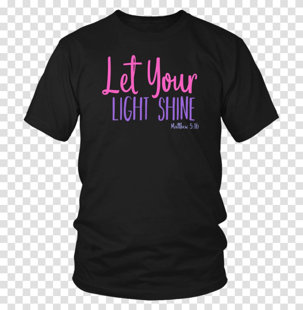 Let Your Light Shine T Shirt Matthew Warm Up T Shirts For Basketball, Apparel, T-Shirt, Person Transparent Png