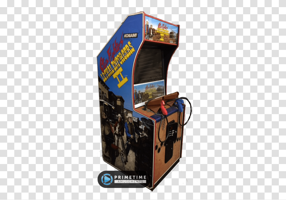 Lethal Enforcers 2 Arcade Machine, Person, Human, Arcade Game Machine, Advertisement Transparent Png