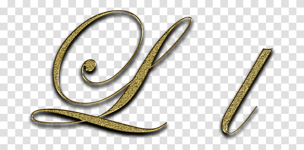 Letra L Letra L De Carta, Gold, Accessories, Accessory Transparent Png