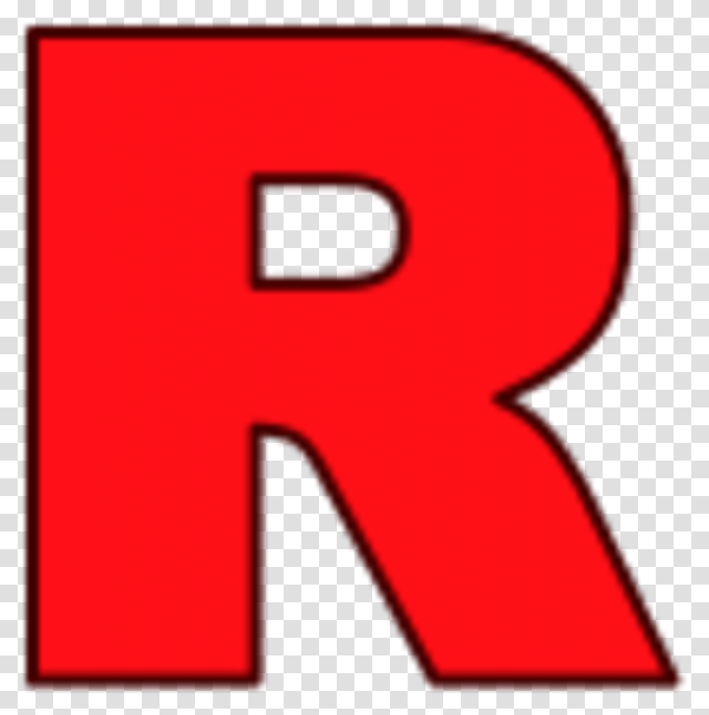 Letra R Team Rocket Team Rocket R, Alphabet, Word, Number Transparent Png