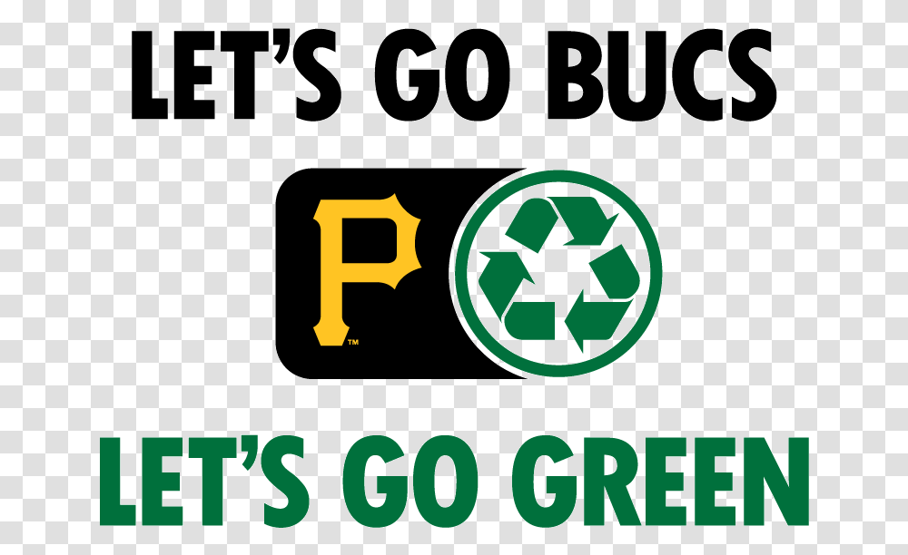 Lets Go Green Logo Let's Go Bucs Let's Go Green, Number, Recycling Symbol Transparent Png