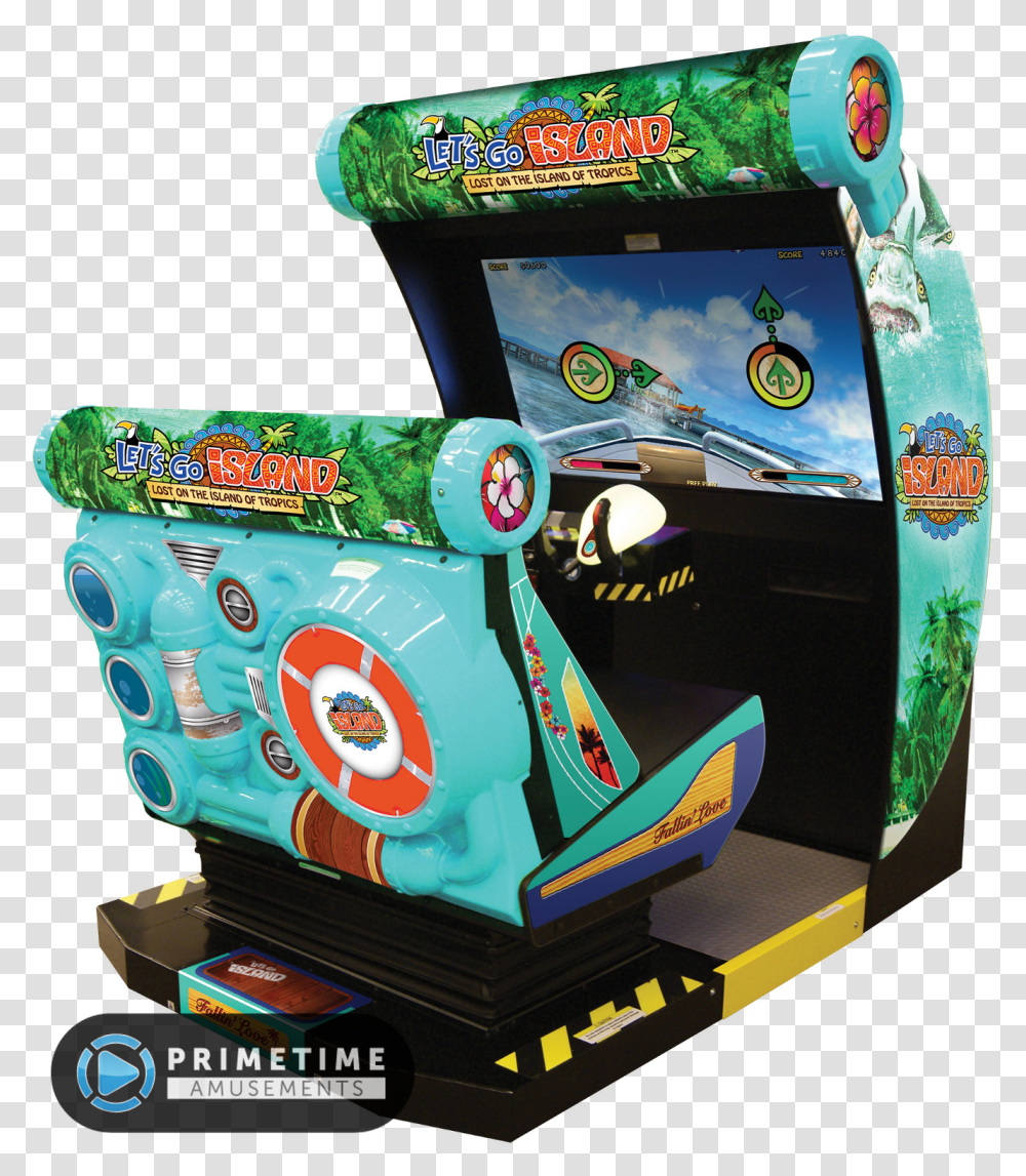 Lets Go Island Dream Edition Cabinet Let's Go Island Lost On The Island, Arcade Game Machine, Toy Transparent Png