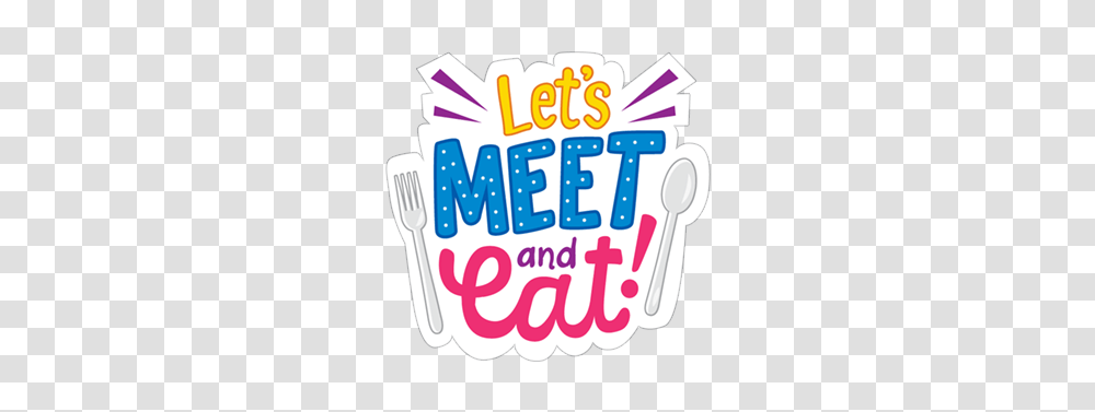 Lets Meet And Eat, Cutlery, Fork, Paper, Spoon Transparent Png