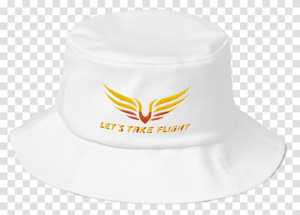 Lets Take Flight Old School Bucket Hat Baseball Cap, Clothing, Apparel, Sun Hat, Bird Transparent Png