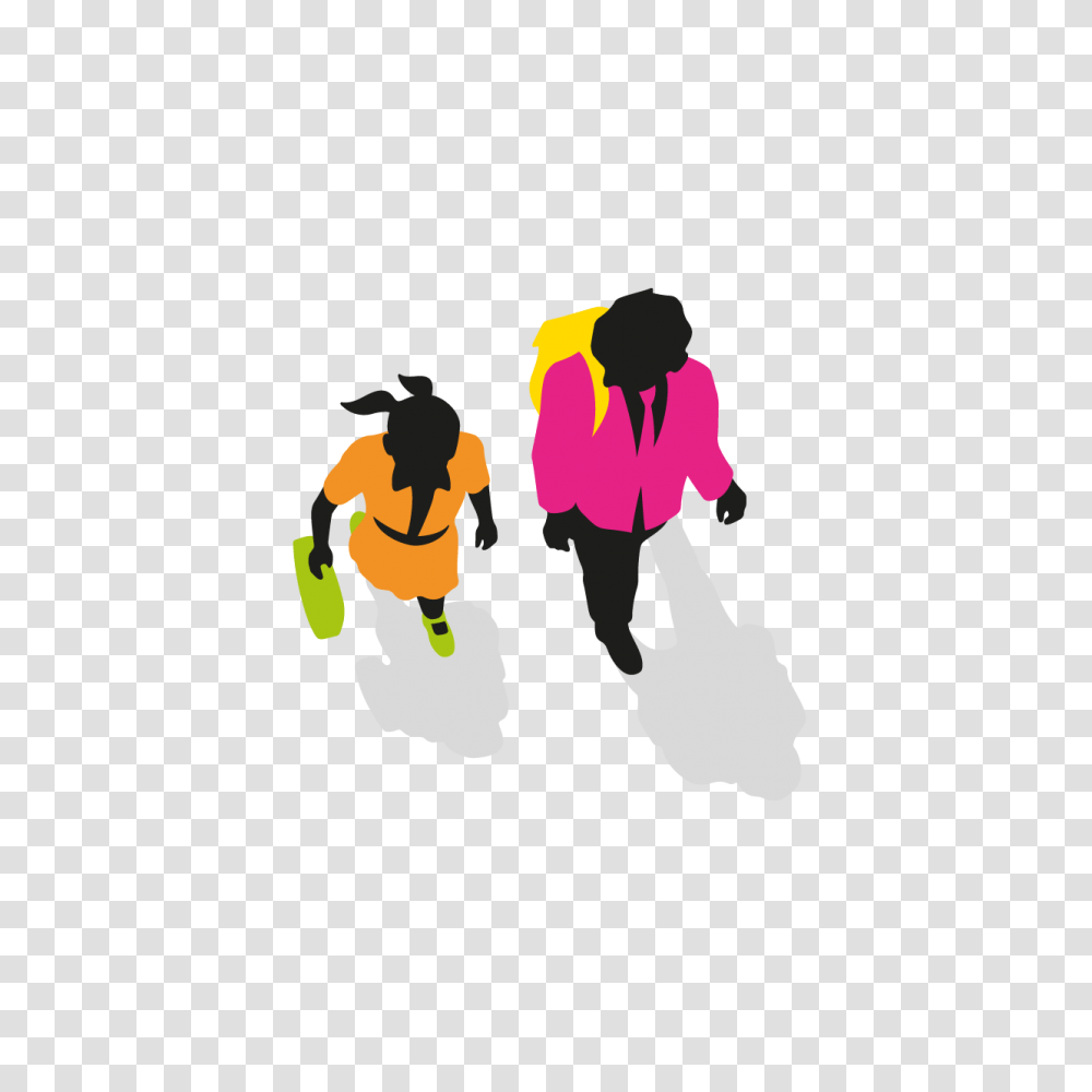 Lets Walk To School Living Streets, Person, Hand, Drawing Transparent Png